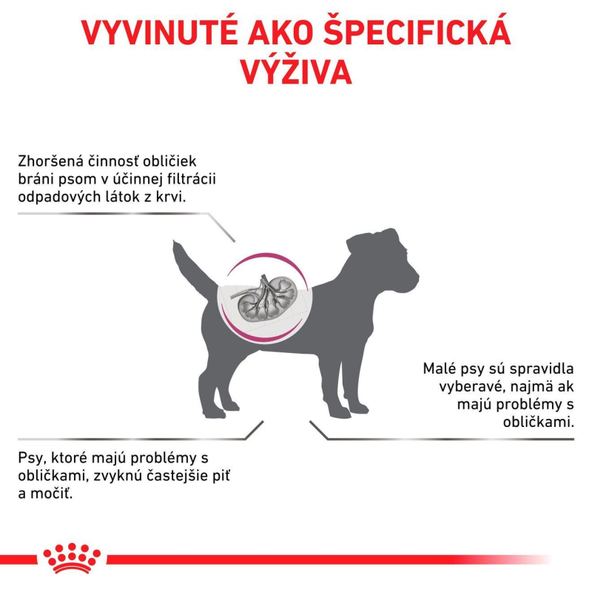 Royal Canin Renal Small Dog granule pro malé psy na podporu funkce ledvin 1,5 kg