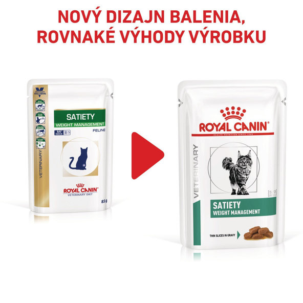 Royal Canin Satiety Weight Management kapsičky pro dospělé kočky na redukci hmotnosti 12×85 g