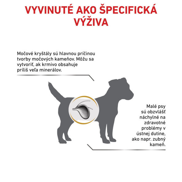 Royal Canin Urinary S/O Small Dog granule pro malé psy na rozpouštění struvitových kamenů 1,5 kg