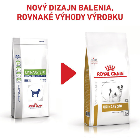 Royal Canin Urinary S/O Small Dog granule pro malé psy na rozpouštění struvitových kamenů 4 kg