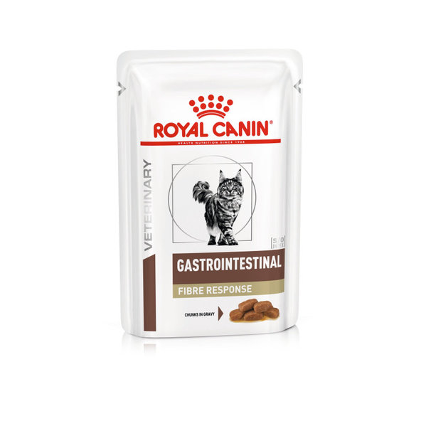 Royal Canin Gastrointestinal Fibre Response kapsičky pro dospělé kočky s vyšším obsahem vlákniny 12×85 g