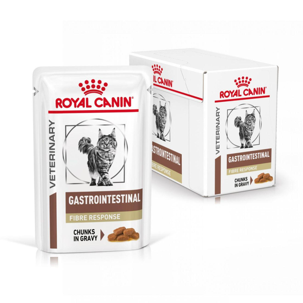 Royal Canin Gastrointestinal Fibre Response kapsičky pro dospělé kočky s vyšším obsahem vlákniny 12×85 g