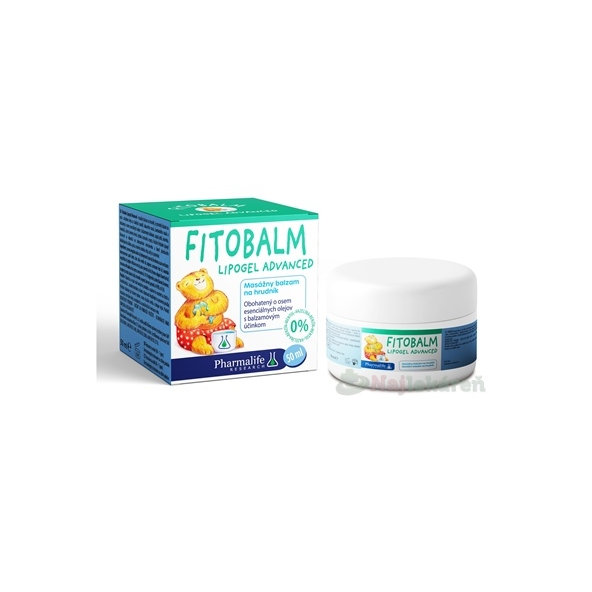 Pharmalife Fitobalm Lipogel Advanced masážní balzám na hrudník 50 ml