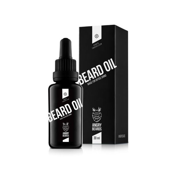 Angry Beards Christopher Traveller Olej na vousy a knír 30 ml