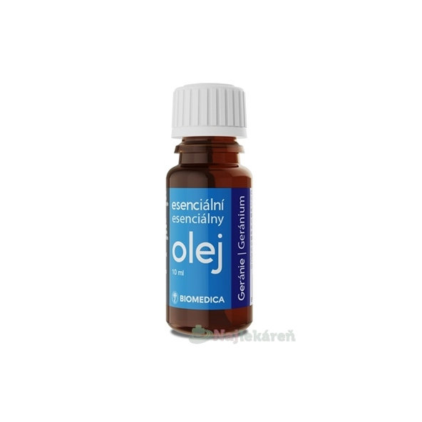 Biomedica esenciální olej Geránium 10 ml