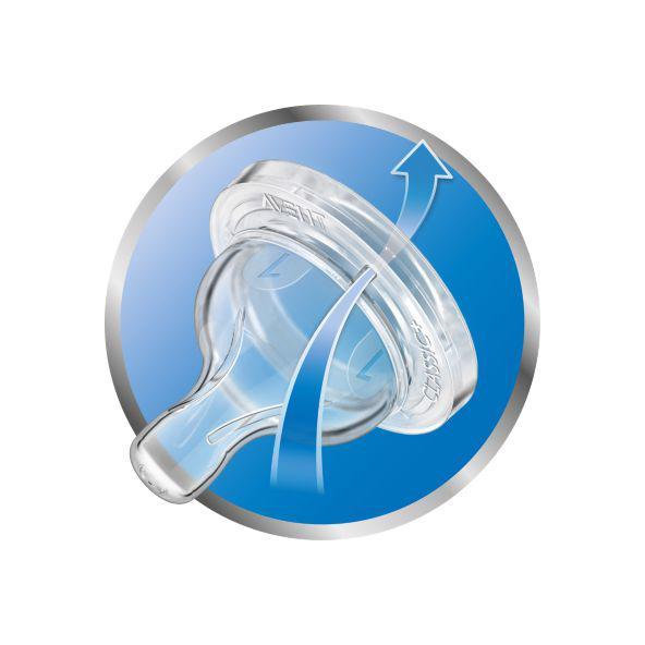 Philips AVENT dudlík anti-colic 2 otvory 1 m 2 ks