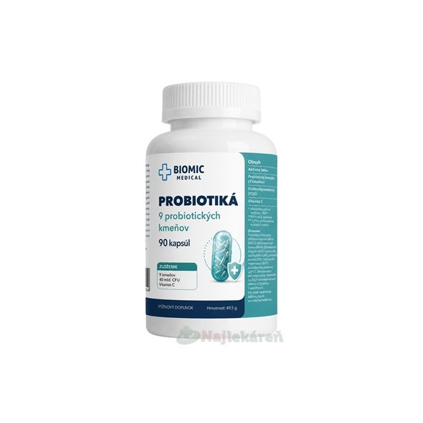 BIOMIC Probiotika pro dospělé 90 kapslí