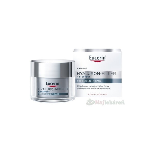 EUCERIN Hyaluron-Filler 3x Effect nočný krém 50 ml
