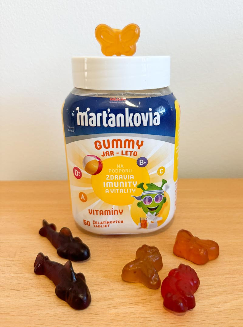  Recenzia Marťankovia GUMMY JAR - LETO, želatínové tablety
