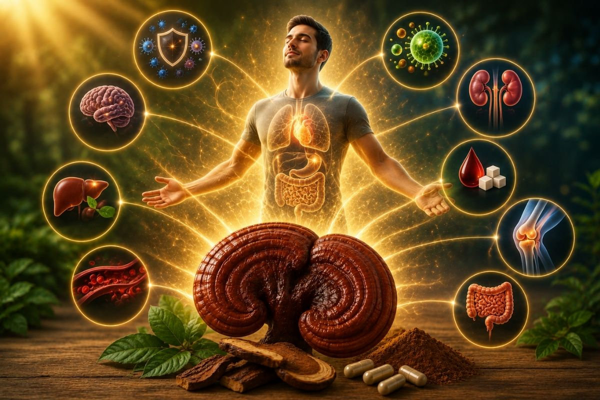  huba reishi účinky