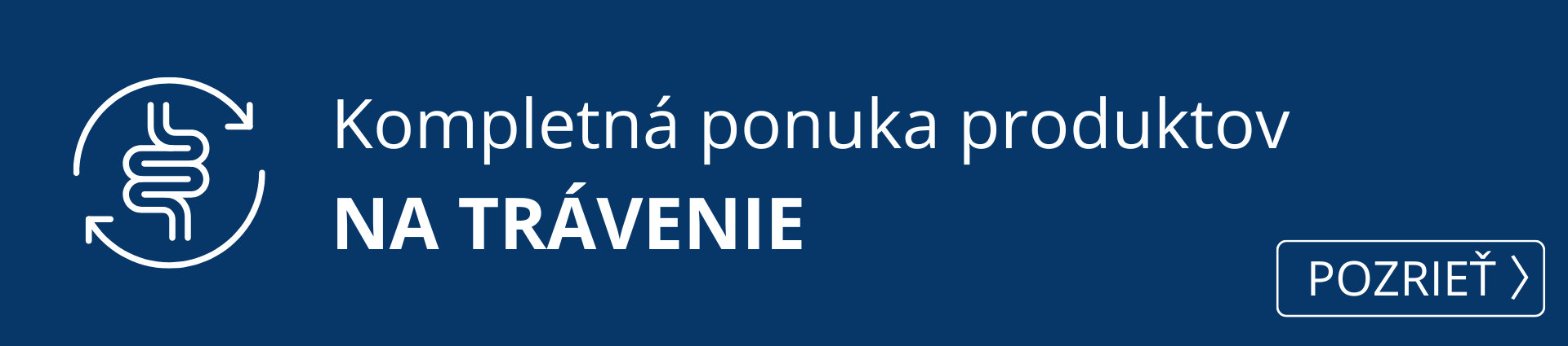  Kompletná ponuka produktov na tráviace ťažkosti