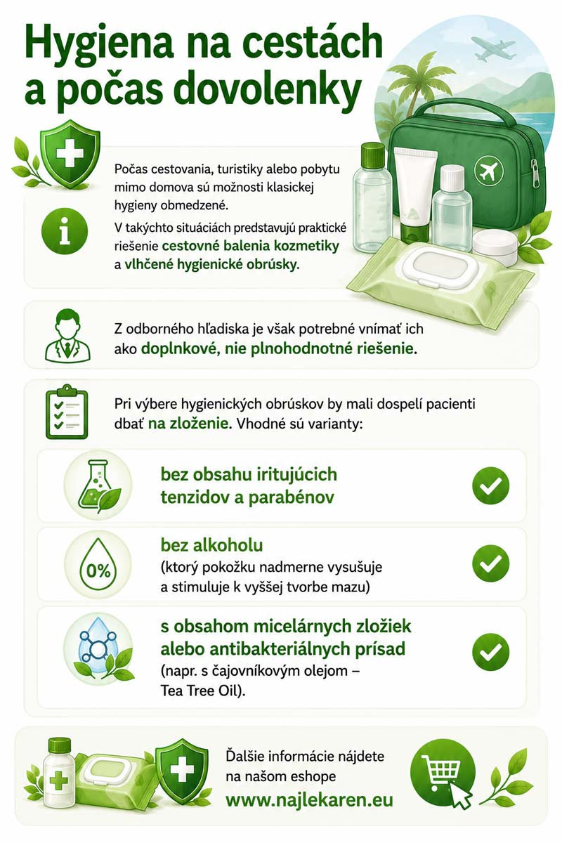  Hygiena na cestách počas dovolenky