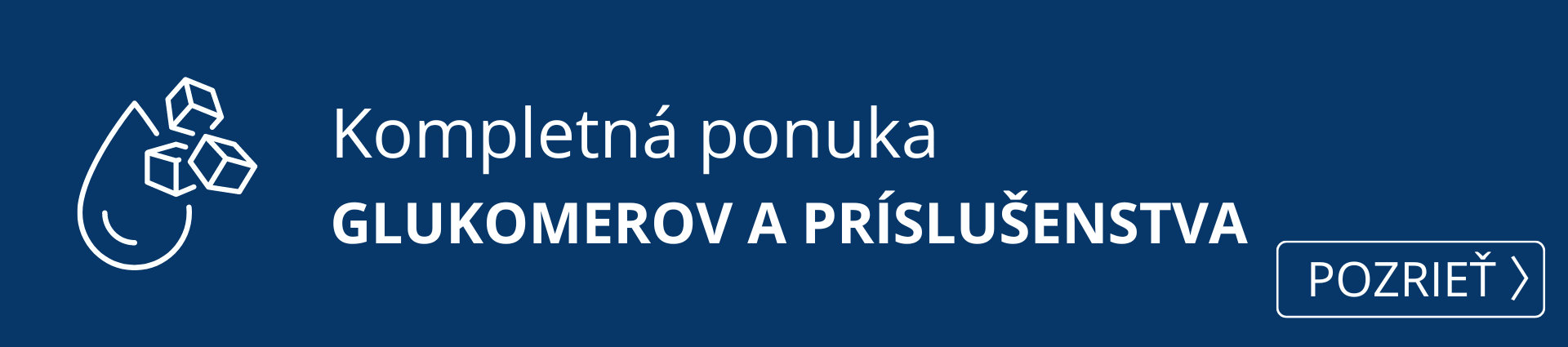  Glukomery a príslušenstvo kompletná ponuka