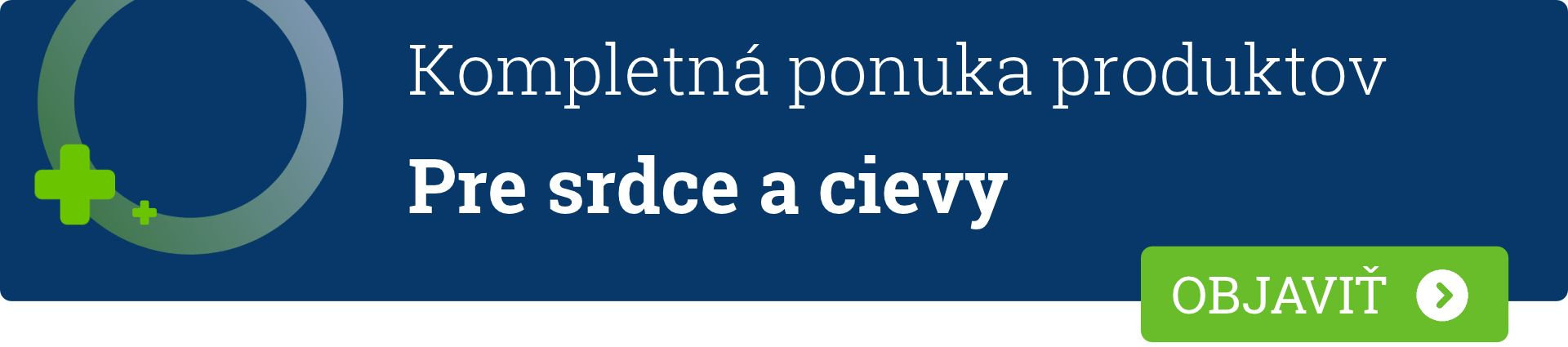  kompletná ponuka produktov pre srdce a cievy