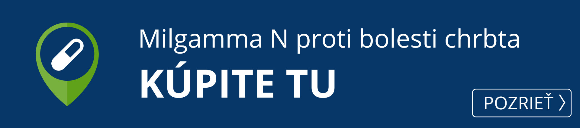  Milgamma N proti bolesti chrbta kúpite tu