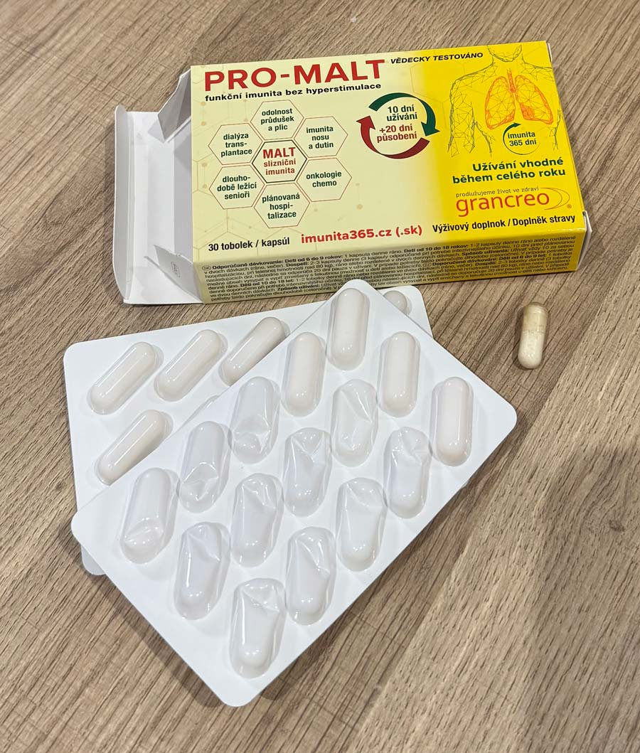  PRO-MALT na respiračné problémy