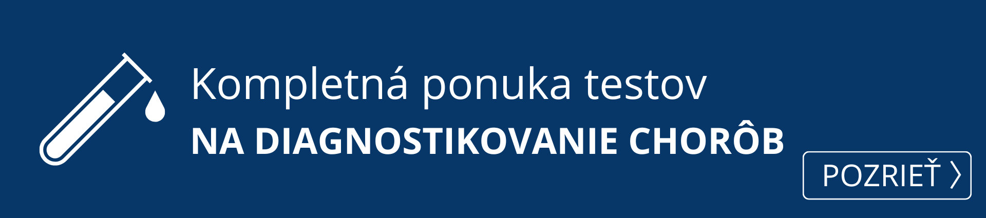  Kompletná ponuka testov na diagnostikovanie chorôb z krvi