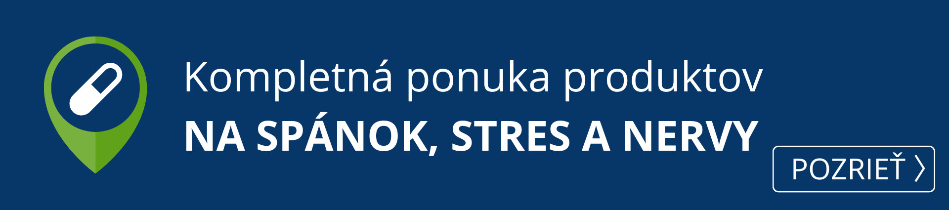  Spánok, stres a nervy kompletná ponuka