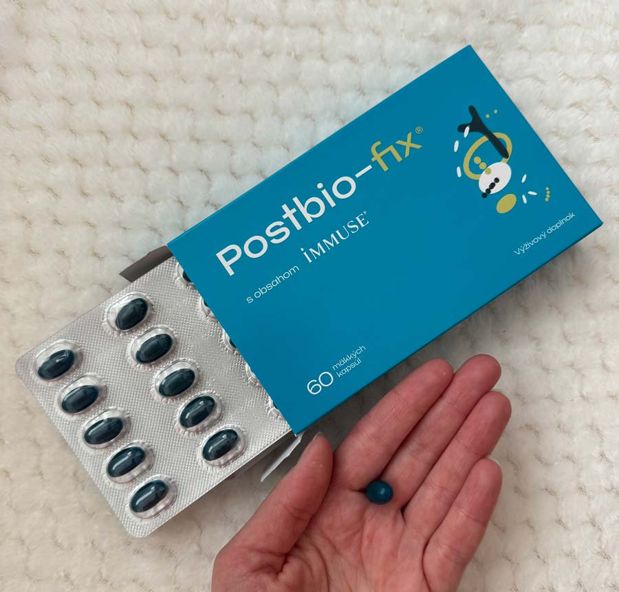  Recenzia Postbio-fix - výživový doplnok s postbiotikom IMMUSE® a vitamínom C na podporu imunity a vitality. Stačí 1 kapsula denne.