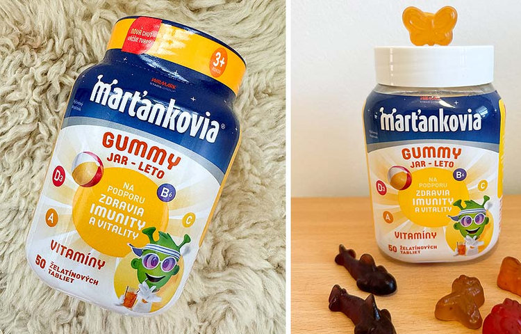Recenzia Marťankovia GUMMY JAR - LETO, želatínové tablety