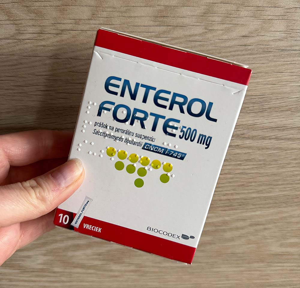  Enterol FORTE 500 mg prášok na perorálnu suspenziu 10 vrecúšok