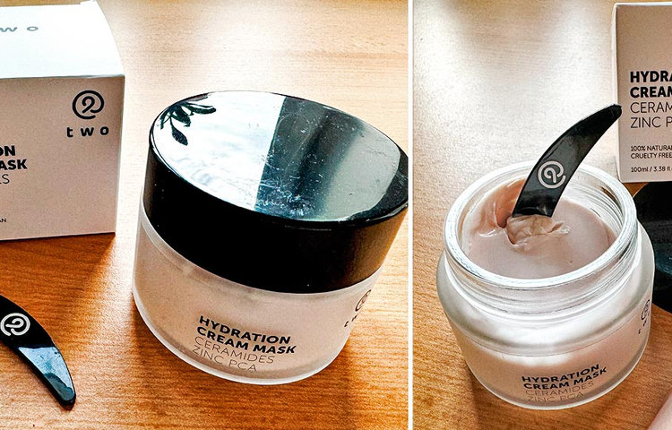 Recenzia Two Cosmetics hydratačná maska na tvár s ceramidmi