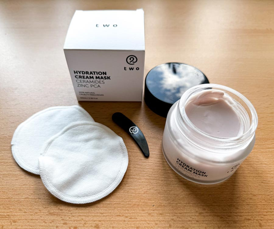  Recenzia Two Cosmetics hydratačná maska na tvár s ceramidmi