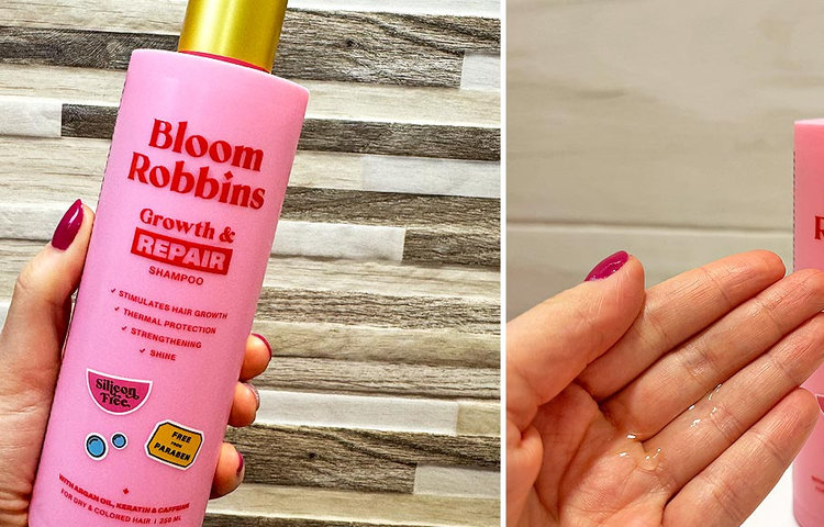 Recenzia Bloom Robbins šampón na farbené a poškodené vlasy