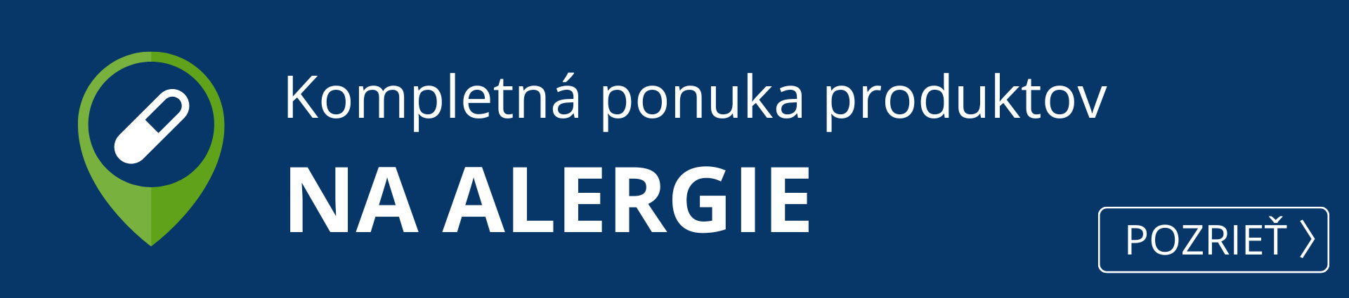 Kompletná ponuka produktov na alergie