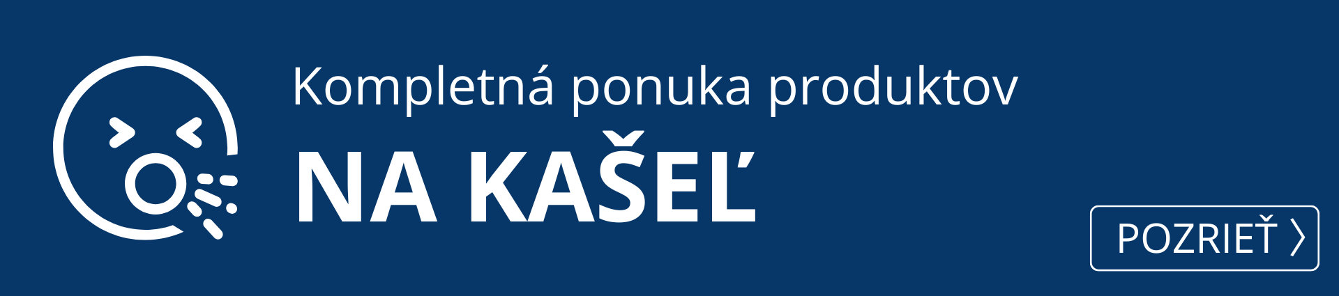  Kompletná ponuka produktov na kašeľ