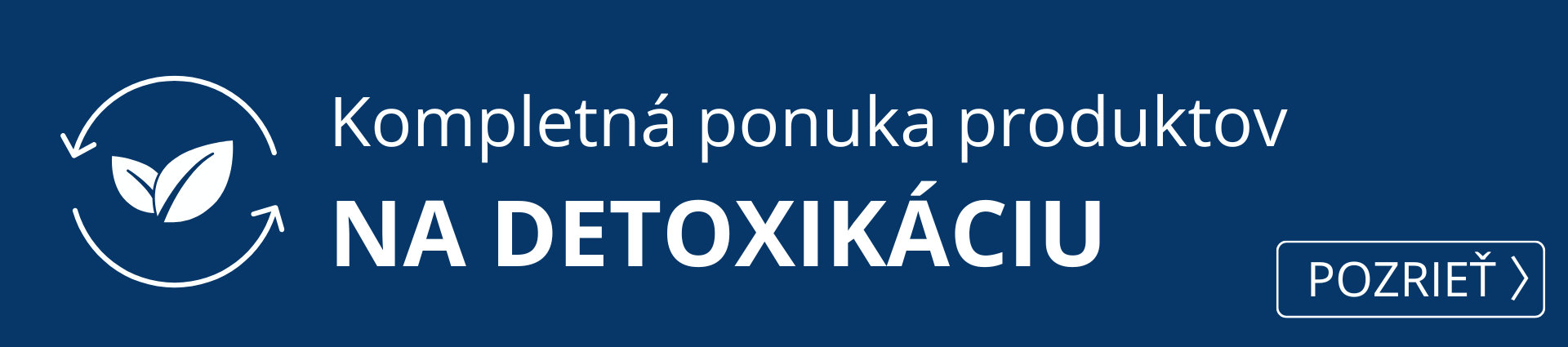  Detoxikácia organizmu kompletná ponuka produktov
