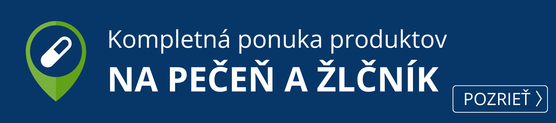  Kompletná ponuka produktov na pečeň a žlčník