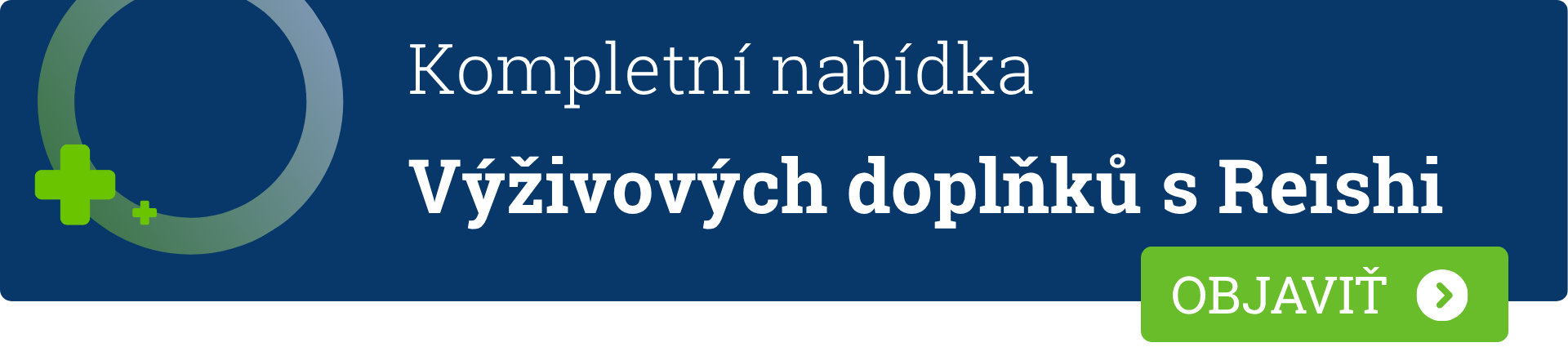  Kompletní nabídka Výživových doplňků s Reishi CZ