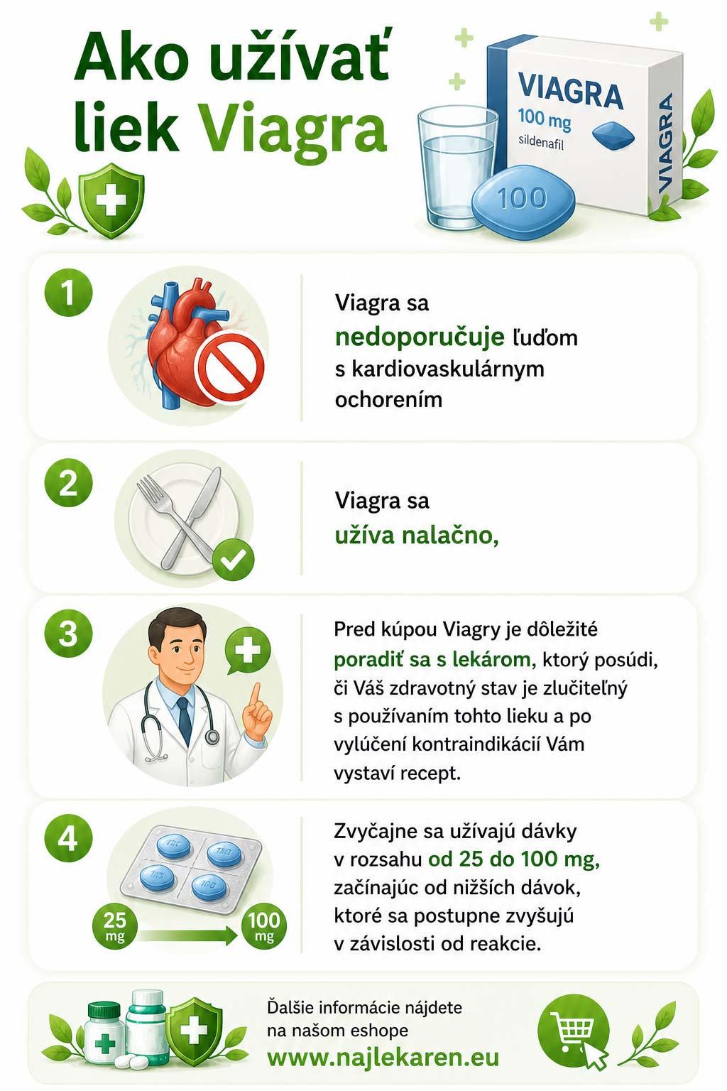  Ako sa užíva Viagra