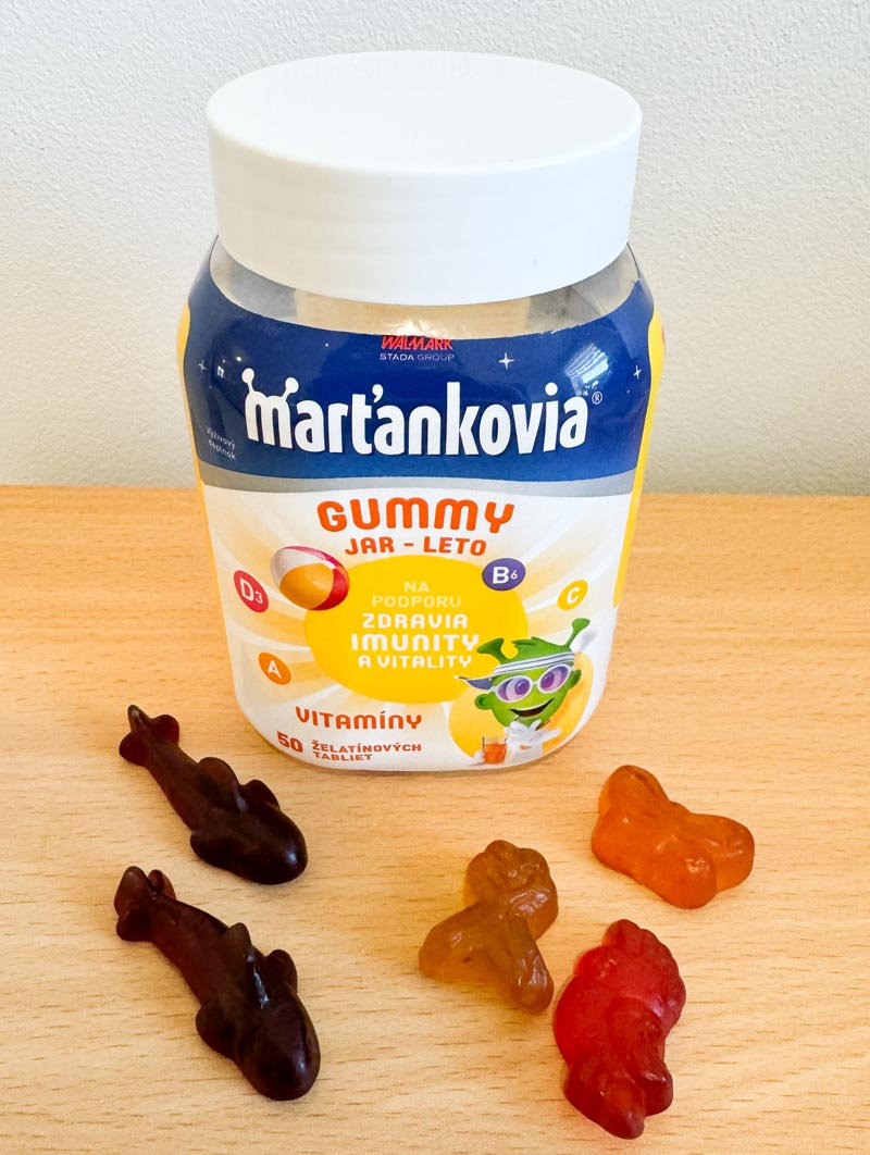  Recenzia Marťankovia GUMMY JAR - LETO, želatínové tablety