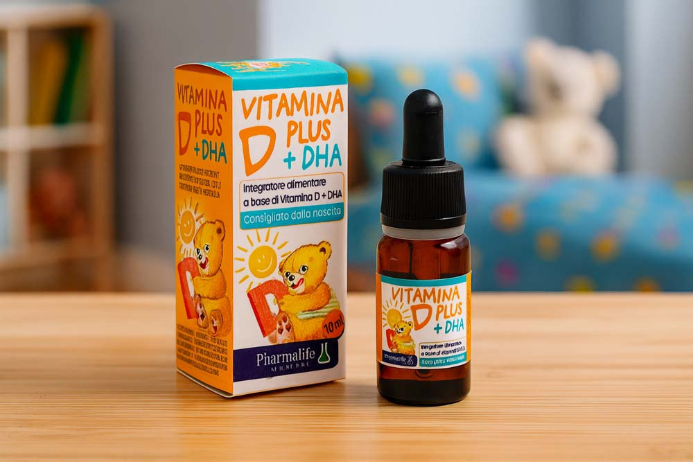  Pharmalife VITAMÍN D PLUS DHA kvapky pre deti