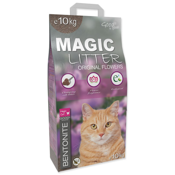 Magic Litter Bentonite Original Flowers podestýlka 10 kg