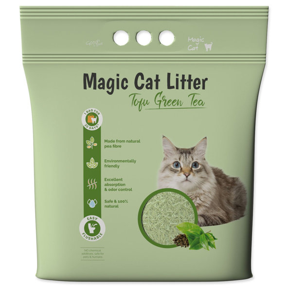 Magic Litter Tofu stelivo zelený čaj 6 l