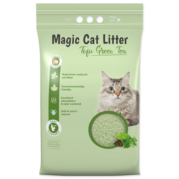 Magic Litter Tofu stelivo zelený čaj 12 l