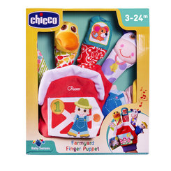 Chicco maňuška na ruku Farma se zvuky 3 m+