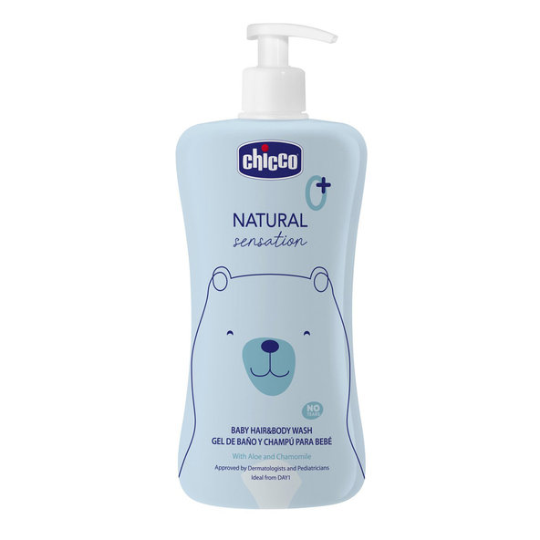 Chicco šampon na vlasy a tělo Natural Sensation 500 ml 0 m+