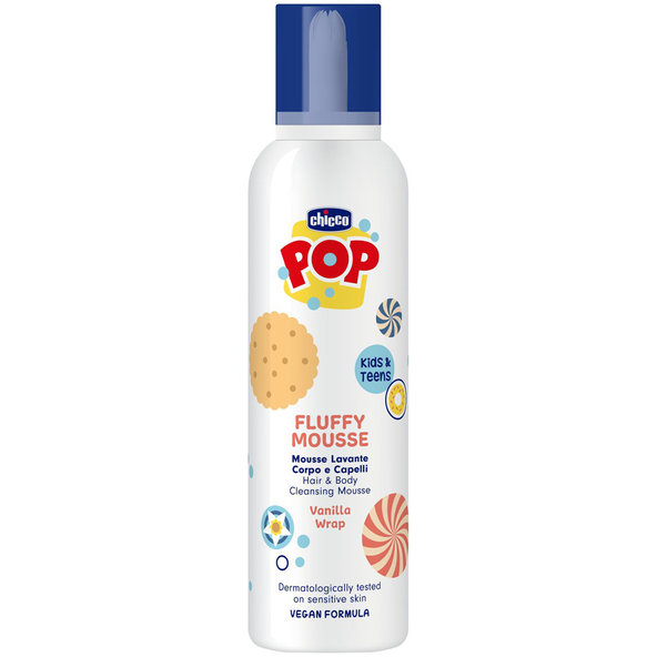 Chicco pěna na vlasy a tělo Pop Vanilla Wrap 200 ml