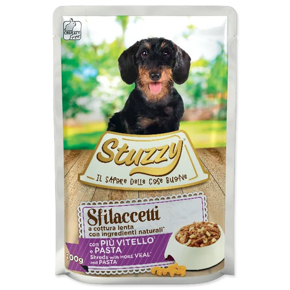 STUZZY Speciality kapsička telecí s těstovinami 100 g