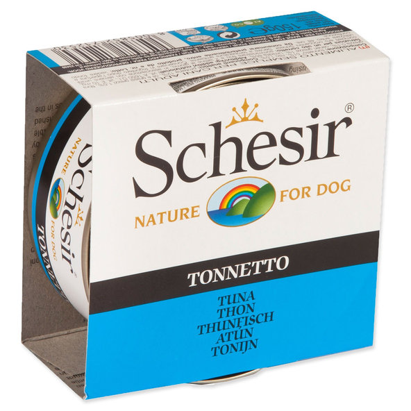SCHESIR konzerva pro kočky tuňák v želé 150 g