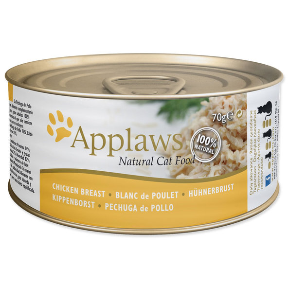 Applaws Cat konzerva Chicken Breast ve vývaru 70 g