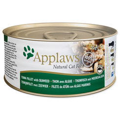 Applaws Cat konzerva Tuna Fillet with Seaweed ve vývaru 70 g
