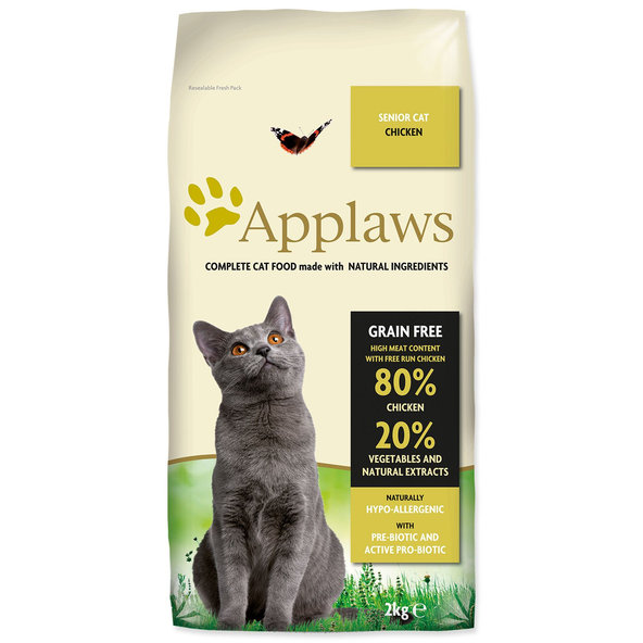 Applaws Dry Cat Senior krmivo 2 kg