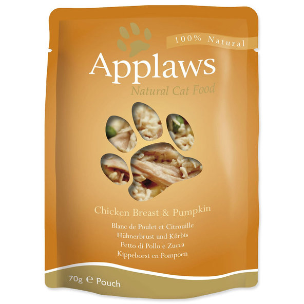 Applaws Cat kapsička Chicken Breast with Pumpkin ve vývaru 70 g