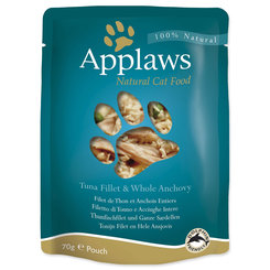 Applaws Cat kapsička Tuna a Anchovy ve vývaru 70 g