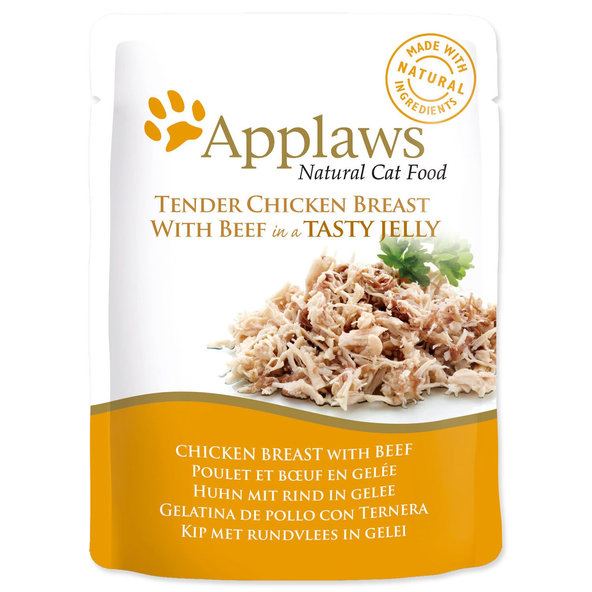 Applaws Cat kapsička Chicken with Beef v želé 70 g